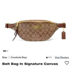 Coach Signature Belt Bag